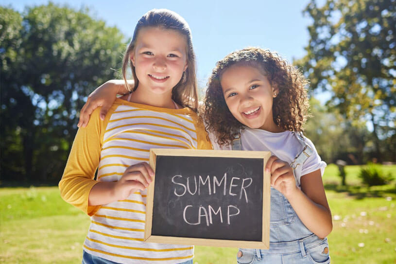 summer happy kids